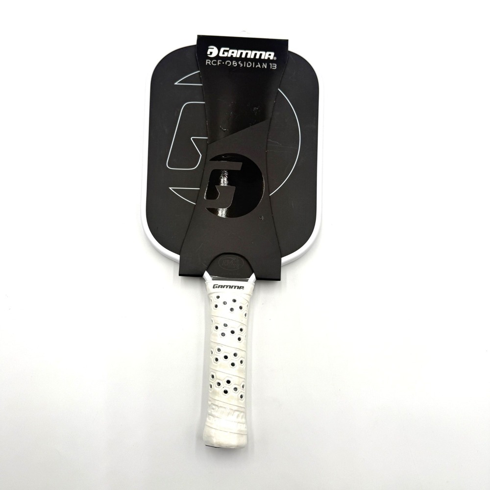 Gamma RCF Obsidian 13 Pickleball Paddle Raw Carbon NEW